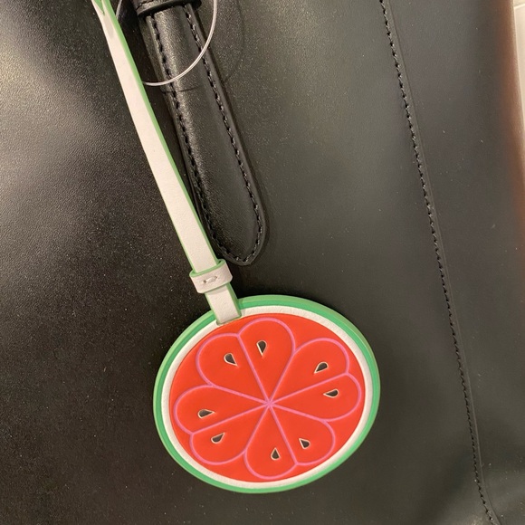 KATE ♠️ SPADE Lali tote in black with adorable tie on🍉🍉 - Picture 9 of 13